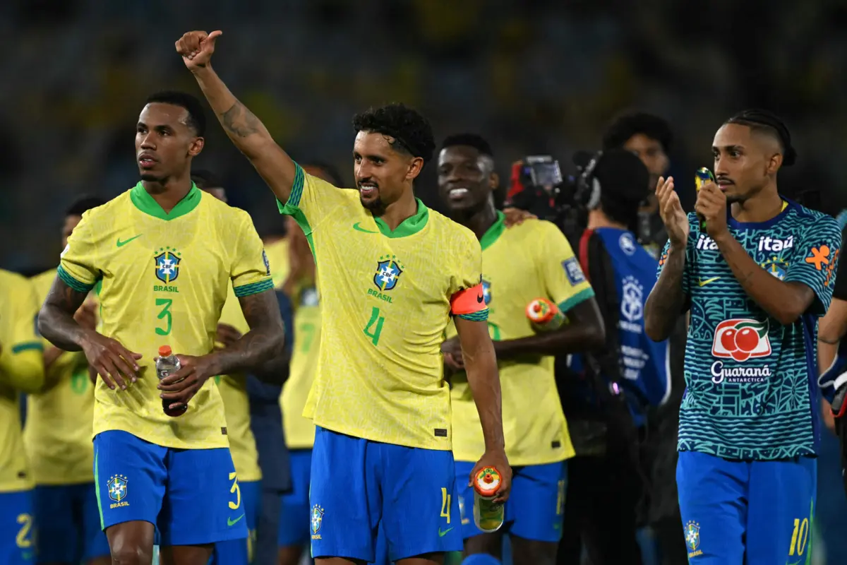 Triunfo tranquilo do Brasil (Créditos: AFP)