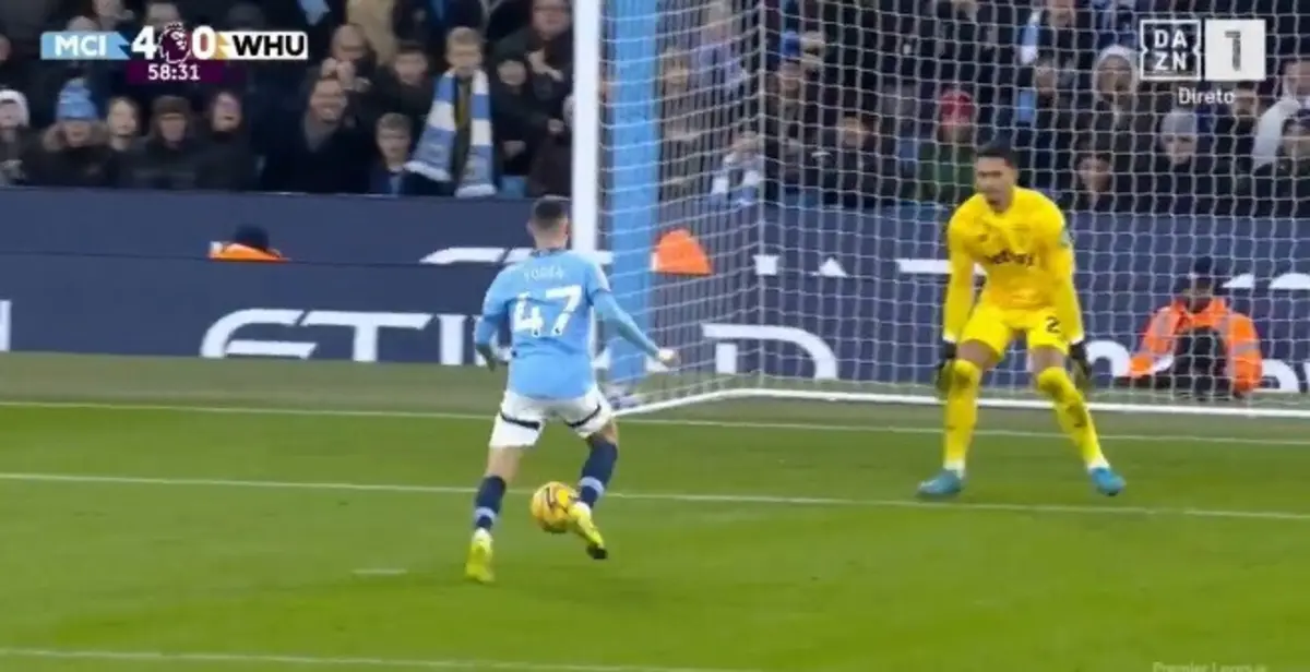 Imagem de contexto do artigo Manchester City-West Ham: Haaland bisa e Foden faz o 4-0. Veja os lances