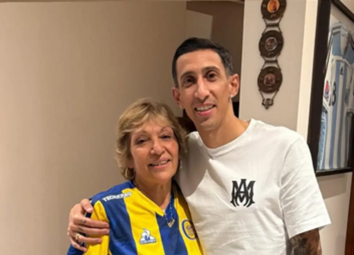 Diana Gómez e o filho, Ángel Di María