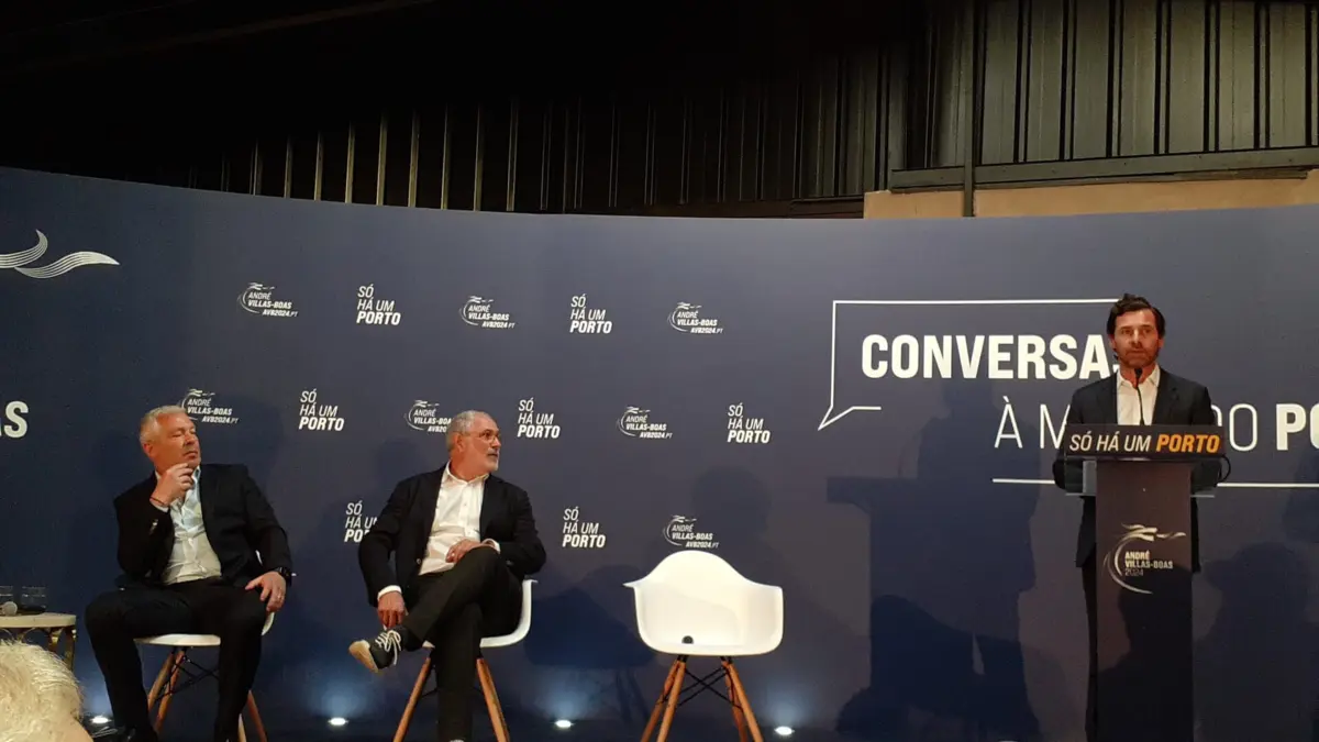 Imagem de contexto do artigo Villas-Boas anuncia Zubizarreta e Jorge Costa para a direção desportiva. Siga em direto