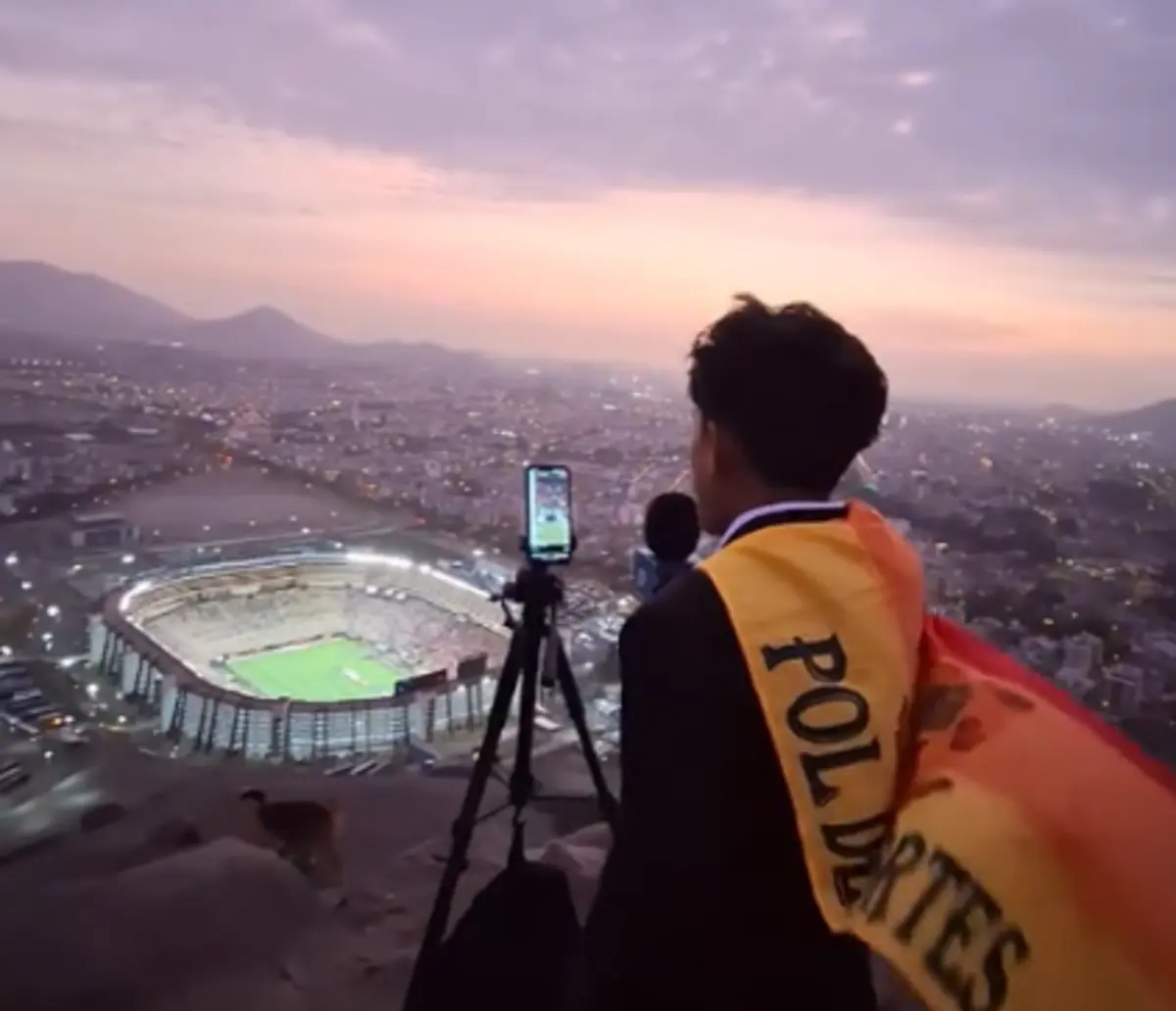 Imagem de contexto do artigo Jovem peruano tornou-se viral com relato da final da Libertadores no topo da montanha. Ora veja