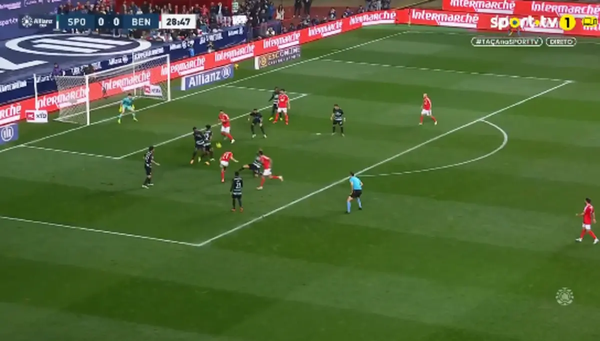 Imagem de contexto do artigo Sporting-Benfica: golaço de Schjelderup desfez o nulo na final da Taça da Liga