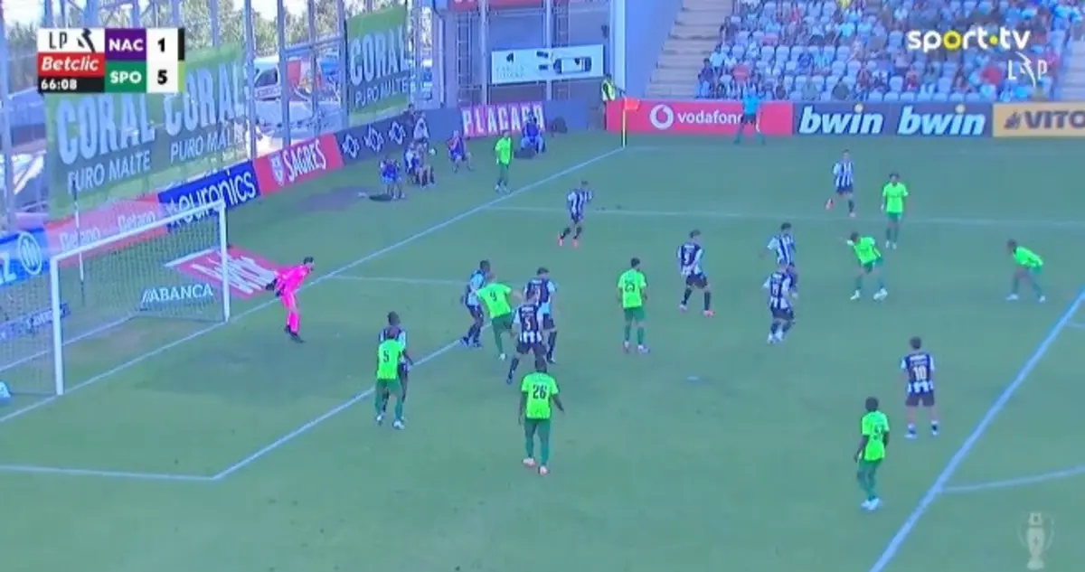 Golo de Bragança (créditos: Vsports)