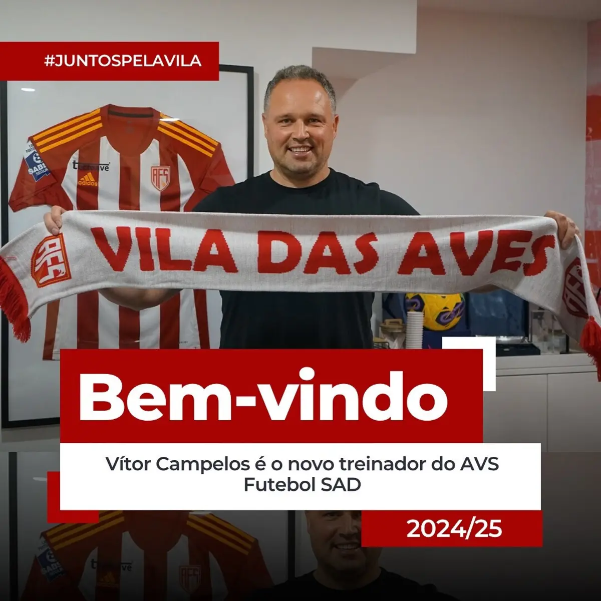 Imagem de contexto do artigo Oficial: Vítor Campelos é o treinador do Aves SAD