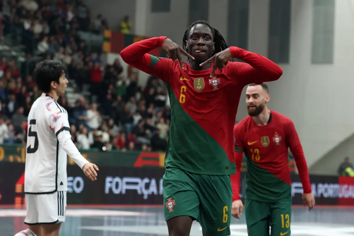 Zicky Té brilha e Portugal volta a vencer Japão (créditos: FPF)