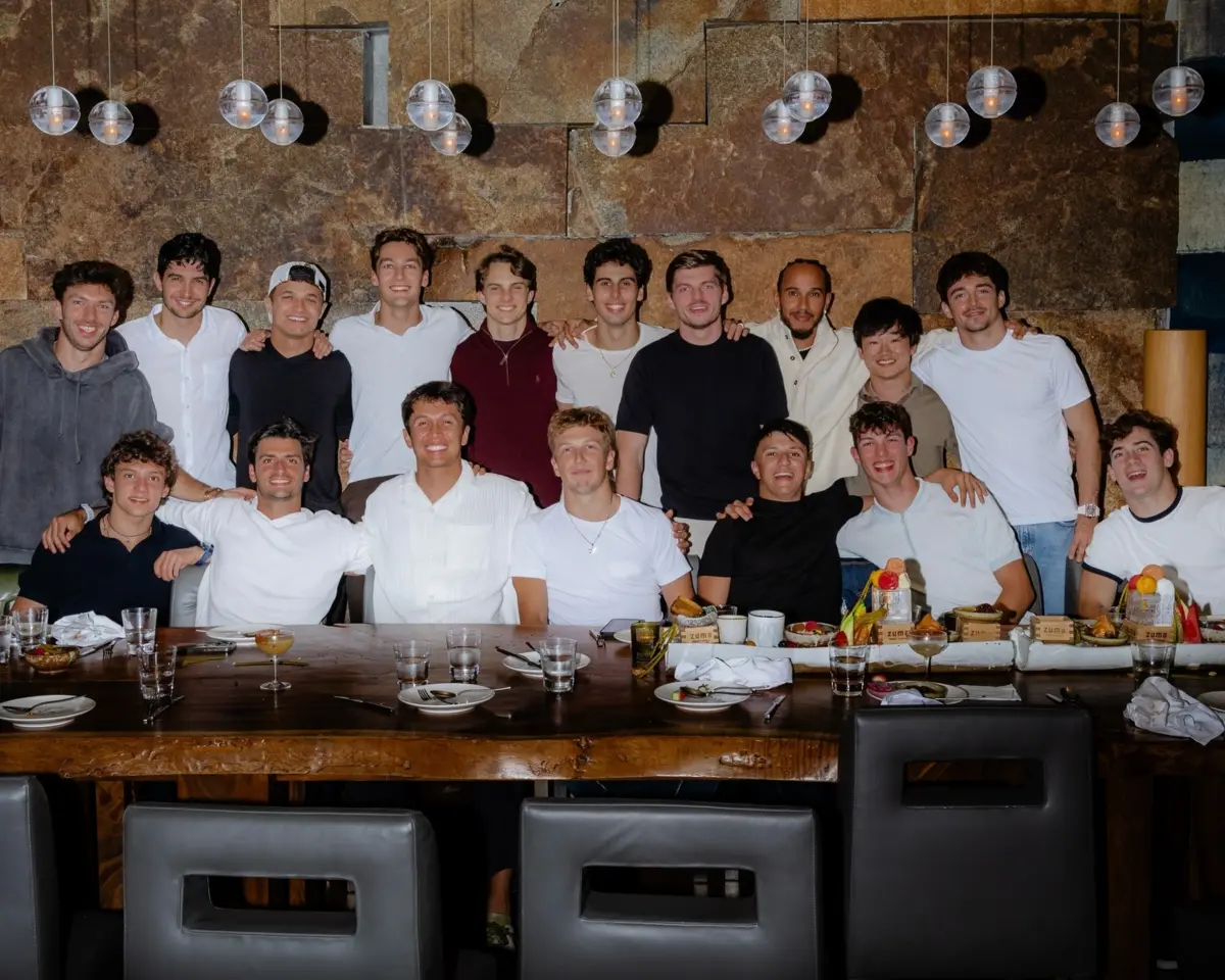 Imagem de contexto do artigo Hamilton emocionado com jantar dos pilotos: "Somos incrivelmente sortudos"