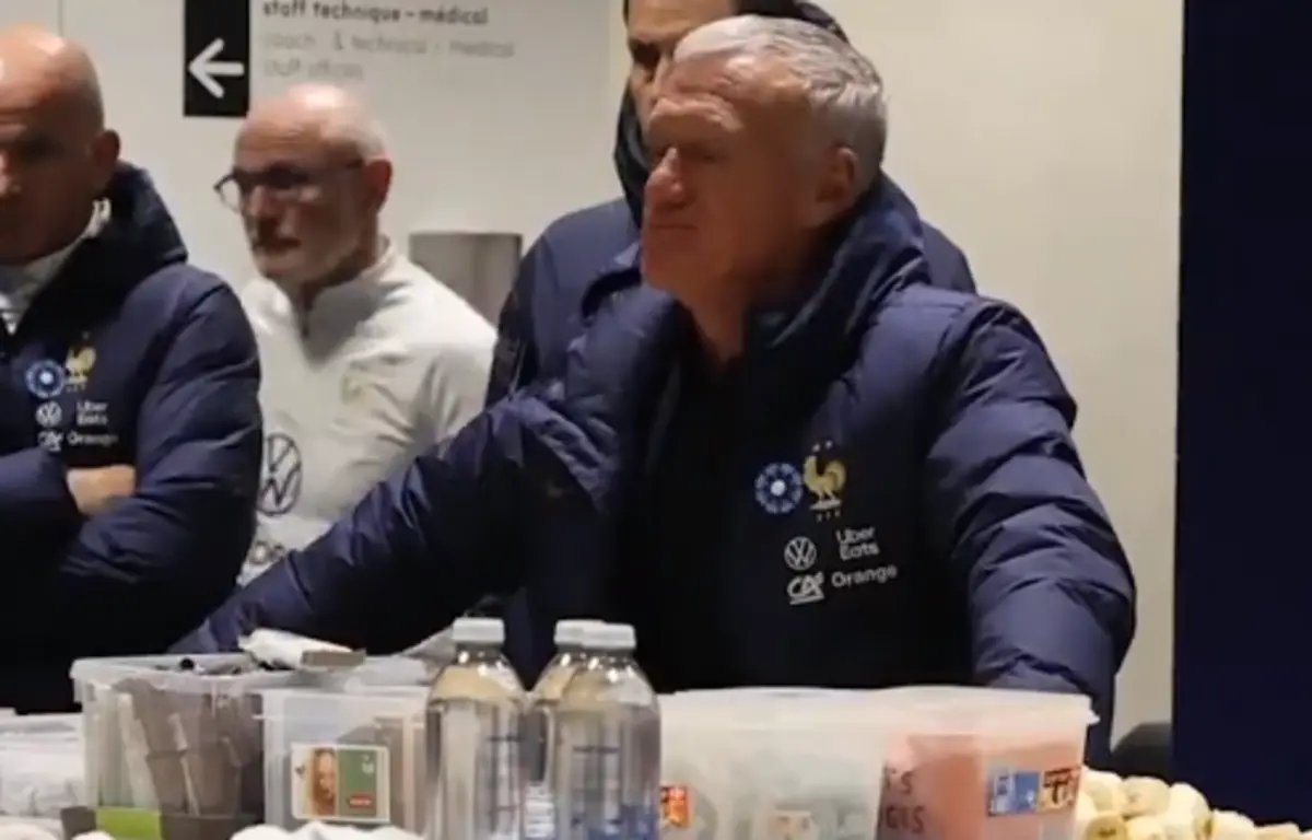 Imagem de contexto do artigo França divulga discurso de Deschamps ao intervalo do jogo com Gibraltar: "O recorde é 10-0..."