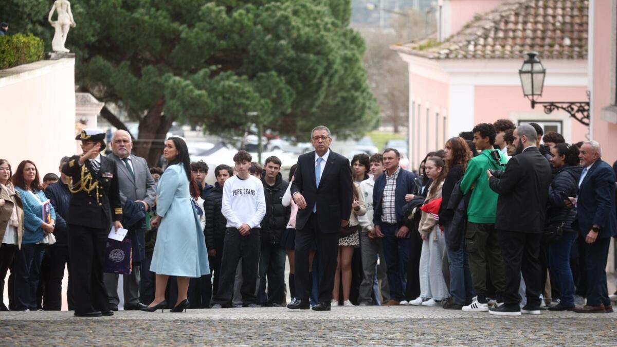 Presidente da República recebeu cidadãos nos jardins do Palácio de Belém