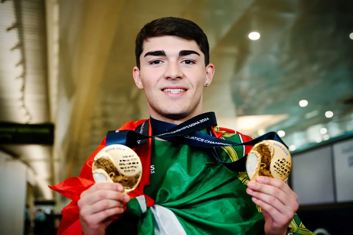 Imagem de contexto do artigo Diogo Ribeiro vai receber 30 mil euros em prémios de mérito desportivo