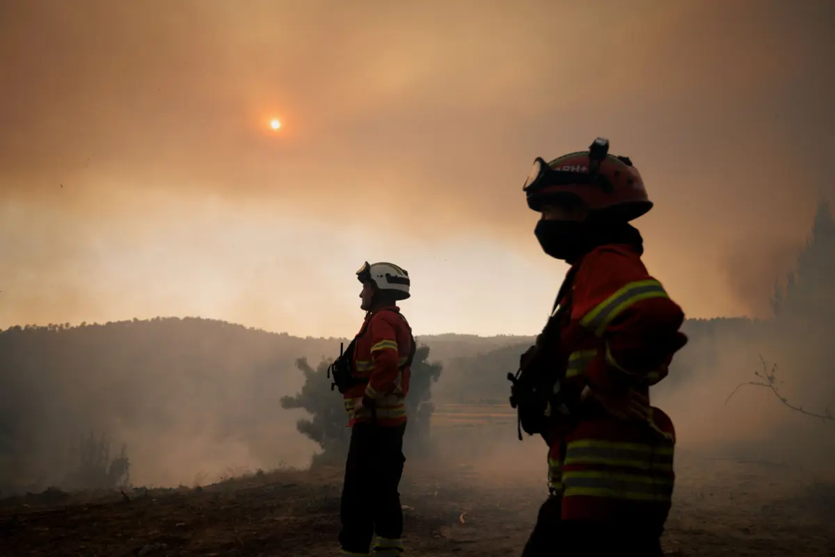 Imagem de contexto do artigo "Qualquer homem que se fosse ali meter era uma sentença de morte." Ribeira de Pena pede meios aéreos para combater chamas