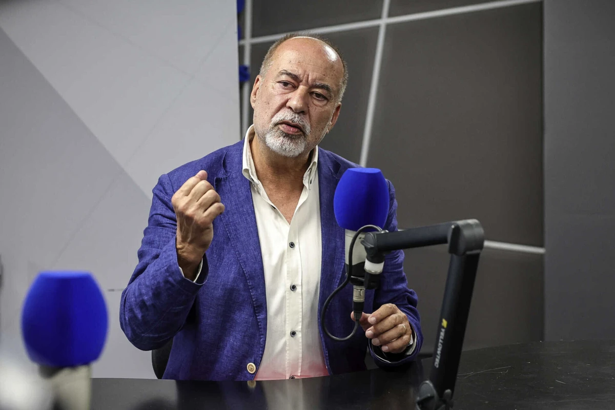 O presidente da Liga dos Bombeiros Portugueses, António Nunes