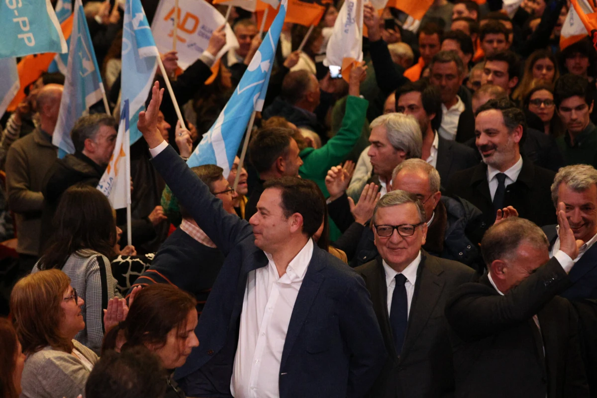 O líder da AD, Luís Montenegro