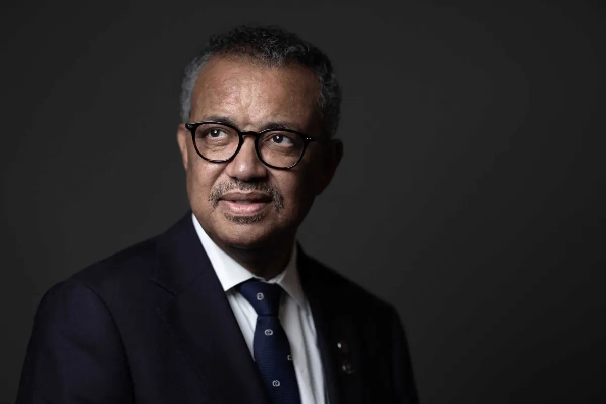 O chefe da Organização Mundial da Saúde, Tedros Adhanom Ghebreyesus