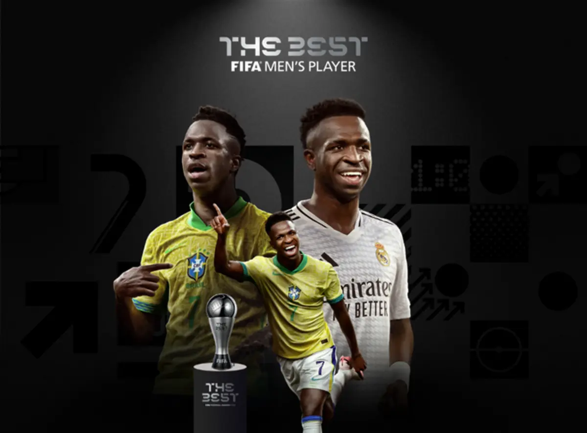 Imagem de contexto do artigo The Best: Vinícius Jr. eleito melhor do mundo pela FIFA, Rúben Dias no onze do ano