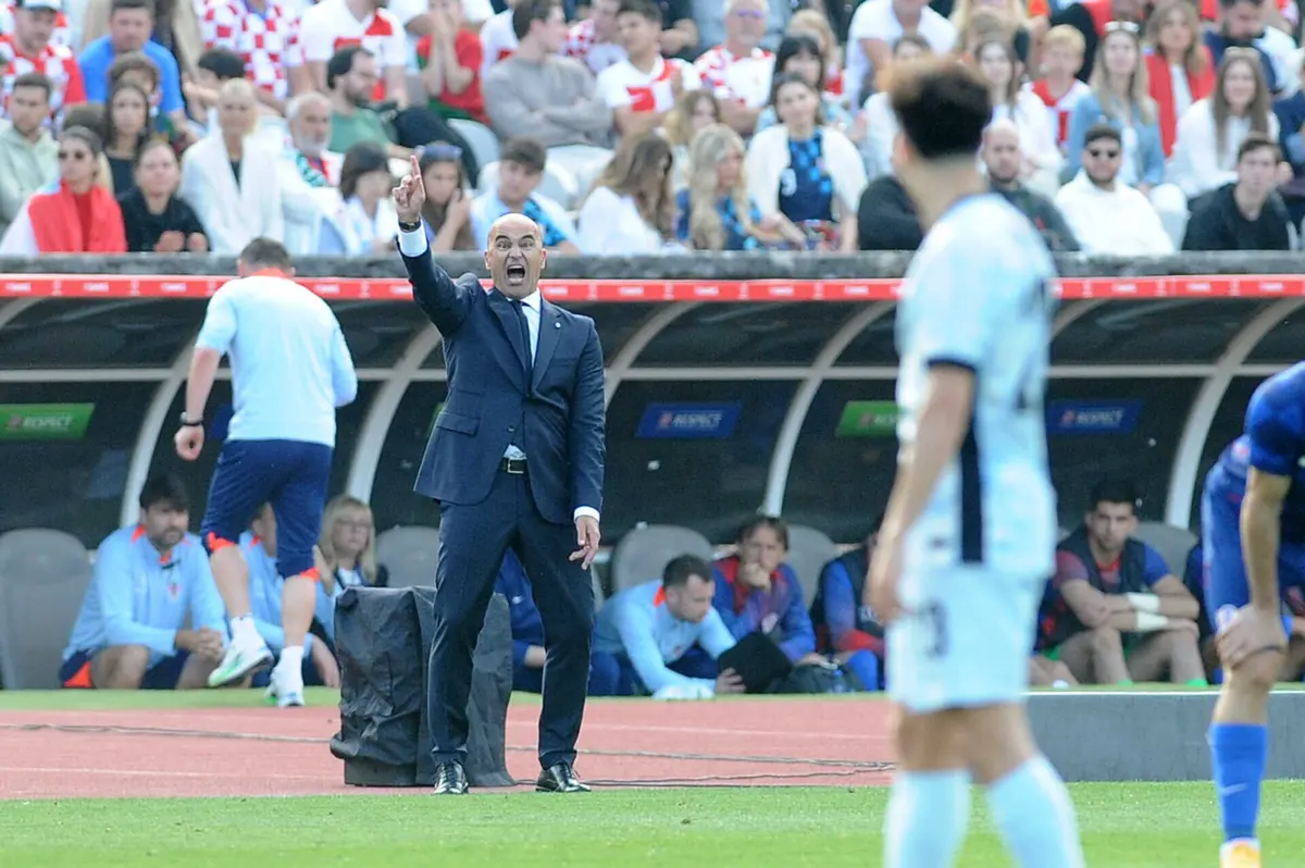 O selecionador Roberto Martínez