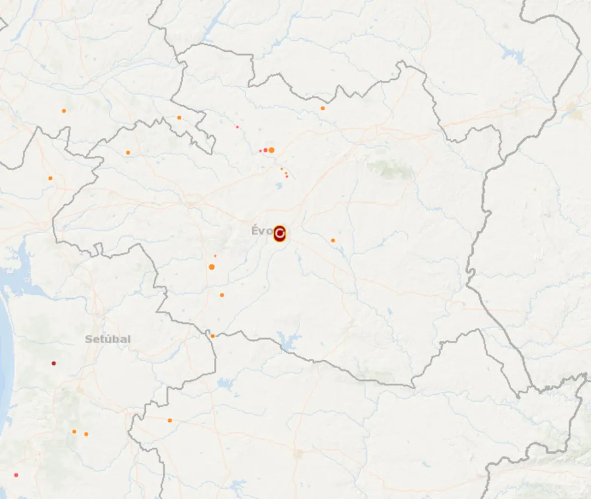 Imagem de contexto do artigo Sismo de 3,1 abana Évora durante a madrugada