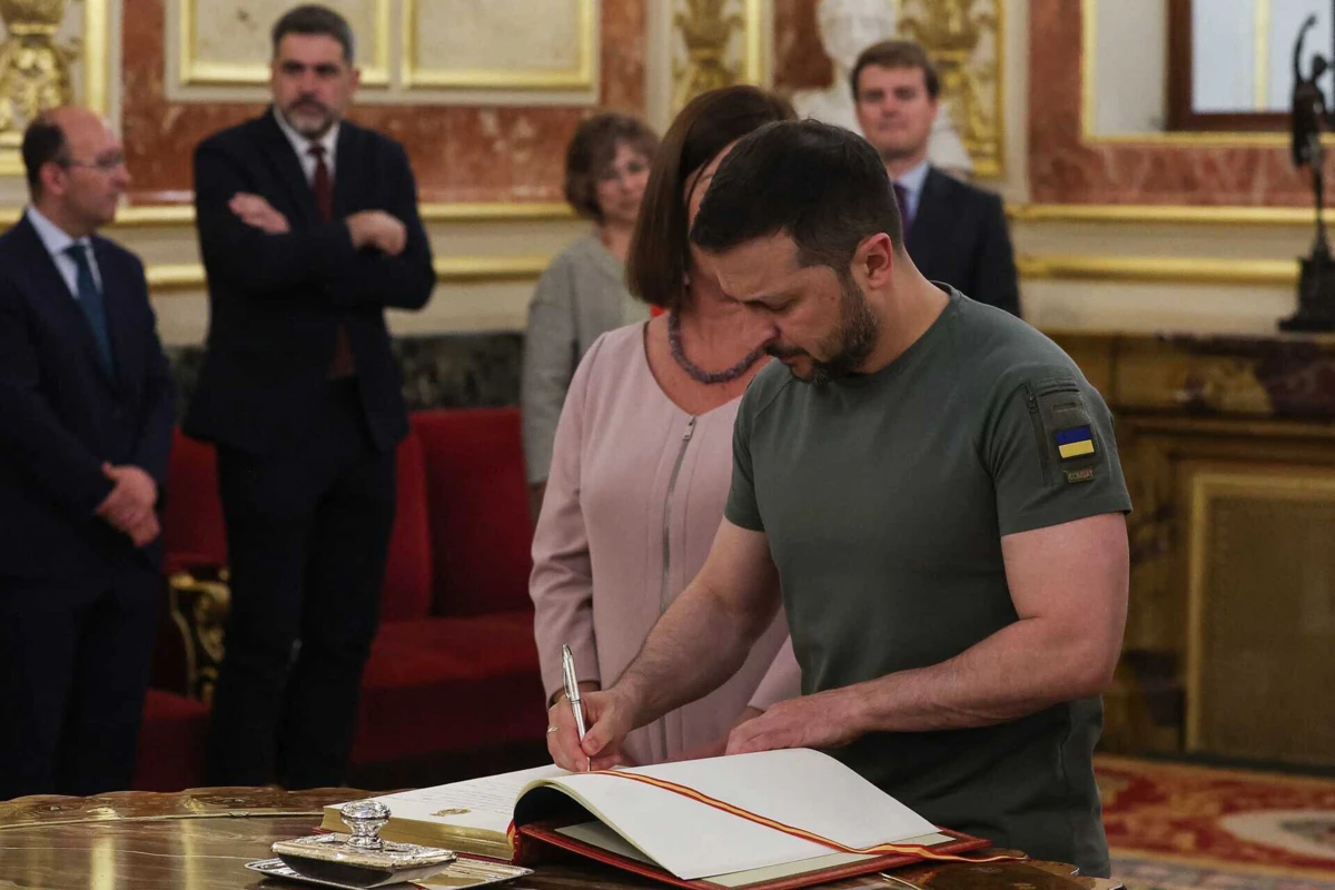 Imagem de contexto do artigo Zelensky visita Bruxelas antes de seguir para Portugal