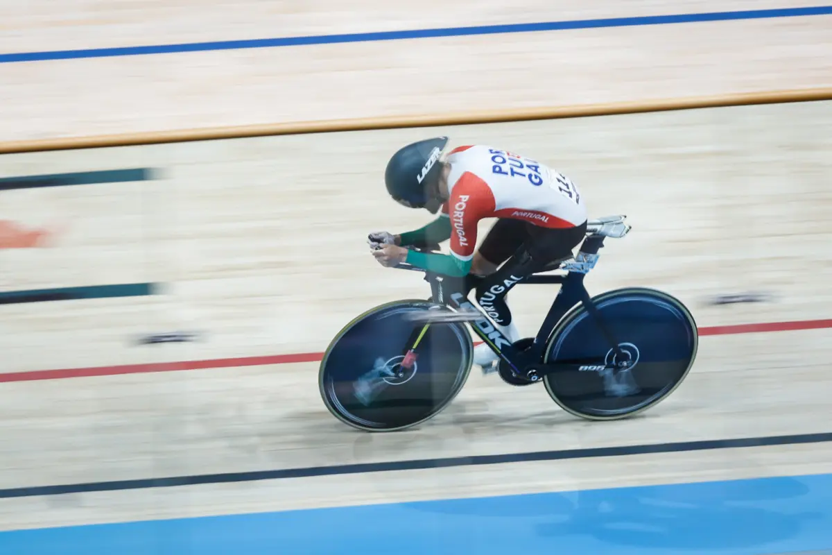 O ciclista português Telmo Pinão