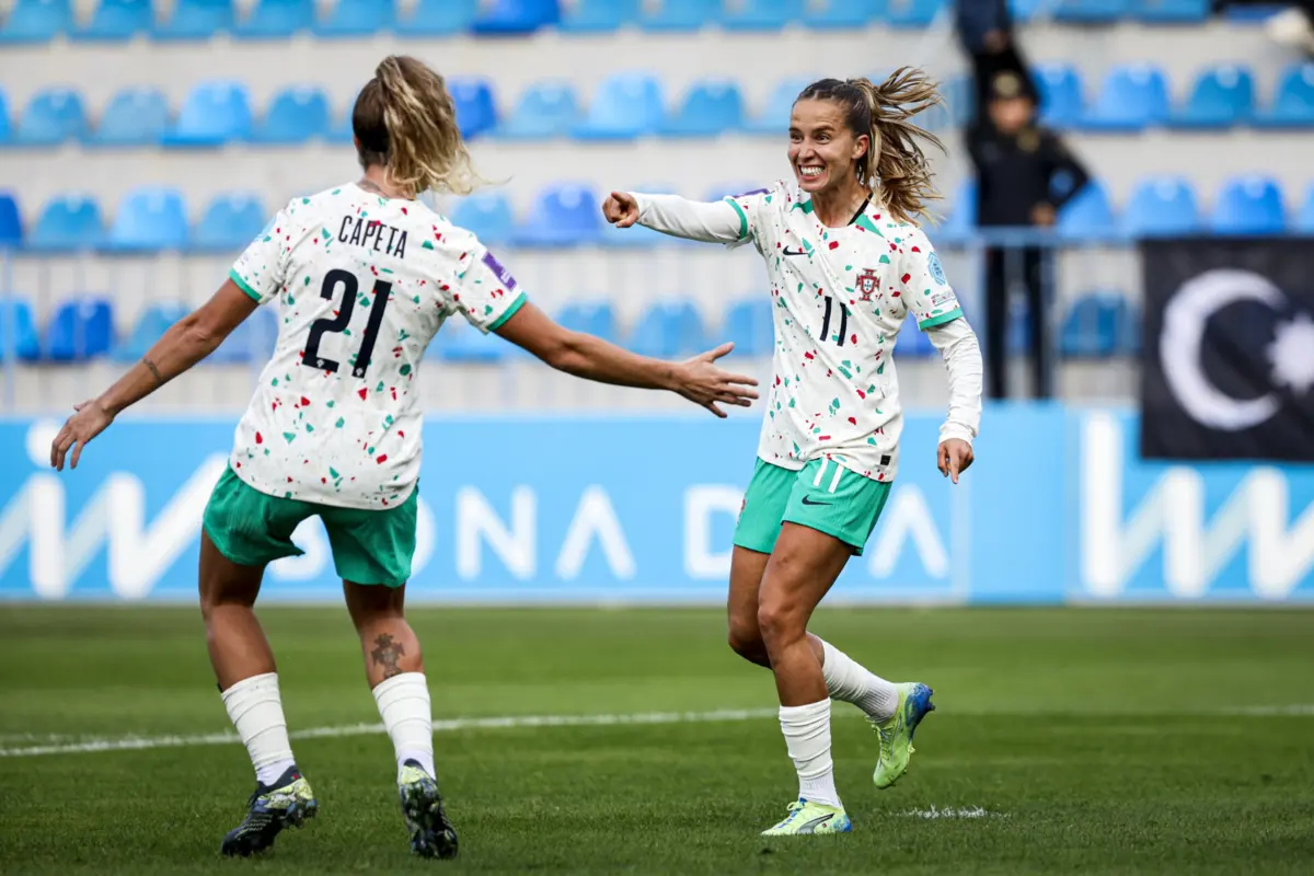 Imagem de contexto do artigo Portugal vence Azerbaijão na qualificação para Euro 2025 feminino