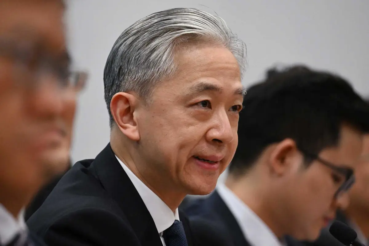 O porta-voz do Ministério dos Negócios Estrangeiros chinês, Wang Wenbin