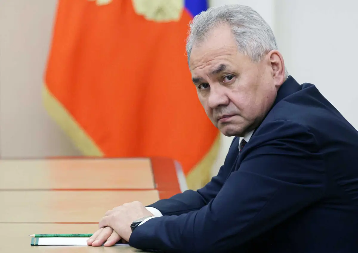 O antigo ministro da Defesa da Rússia Sergei Shoigu