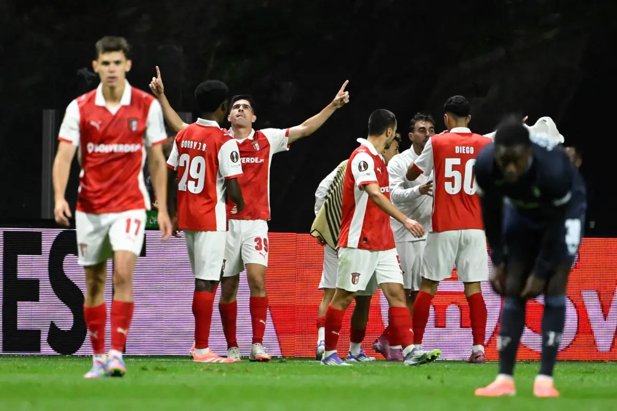 Imagem de contexto do artigo União ibérica pelo coeficiente português. SC Braga vence Feyenoord no arranque da Liga Europa