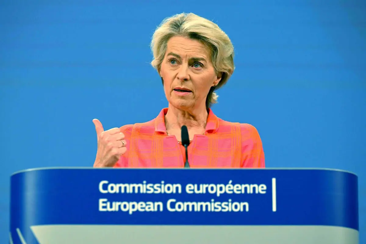 A líder da Comissão Europeia, Ursula von der Leyen