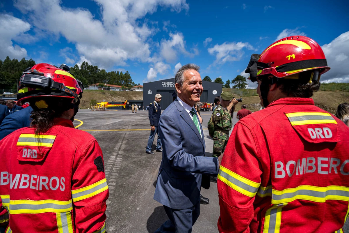 O secretário de Estado da Proteção Civil, Paulo Ribeiro