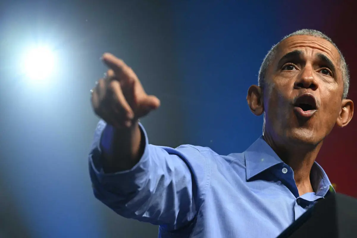 O antigo Presidente dos EUA Barack Obama