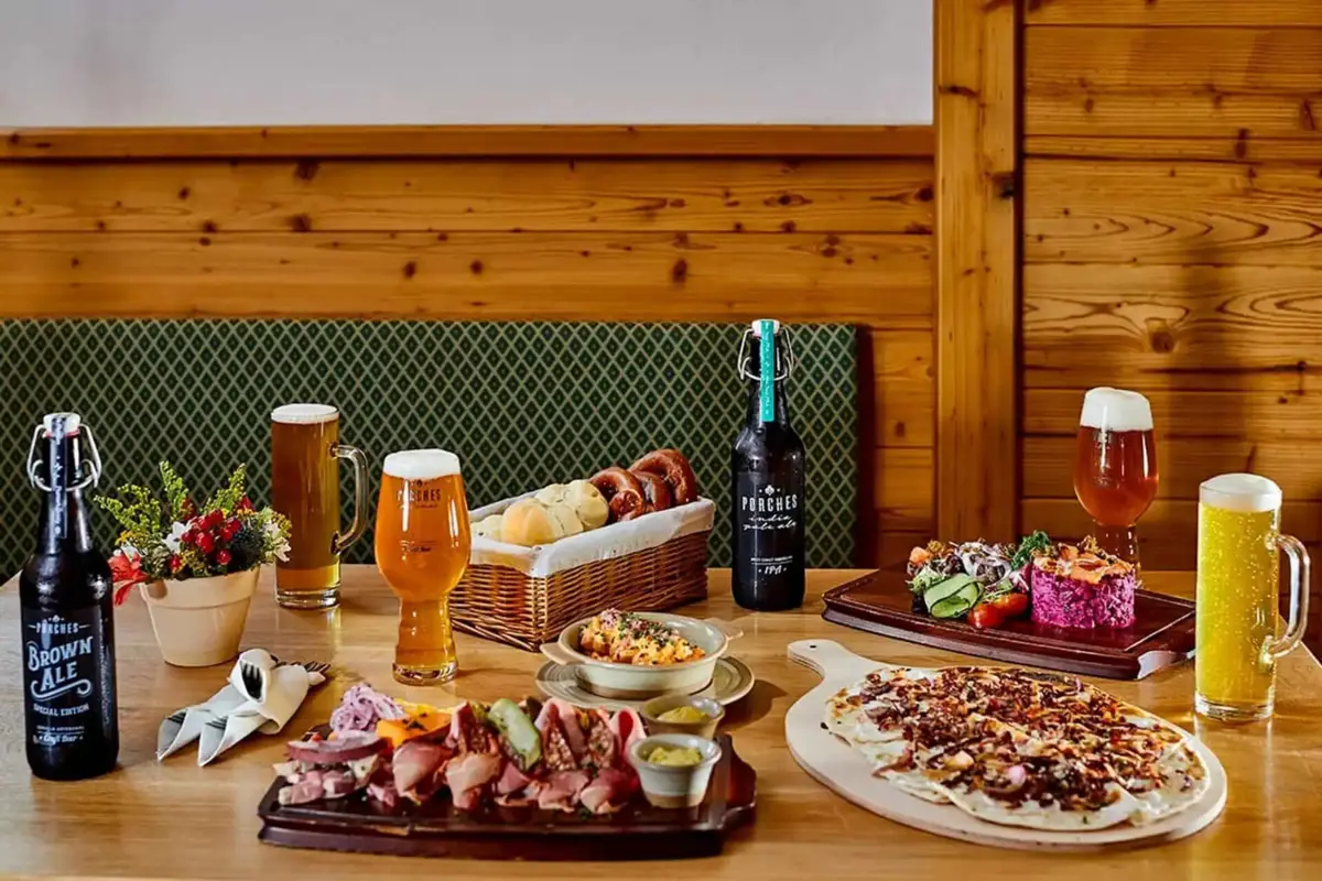 Imagem de contexto do artigo Prato do Dia: Vila Vita Biergarten, em Porches