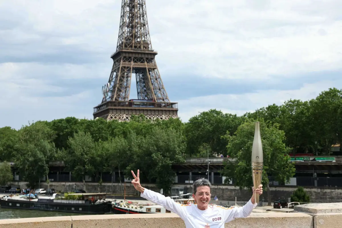 A campeã olímpica Rosa Mota