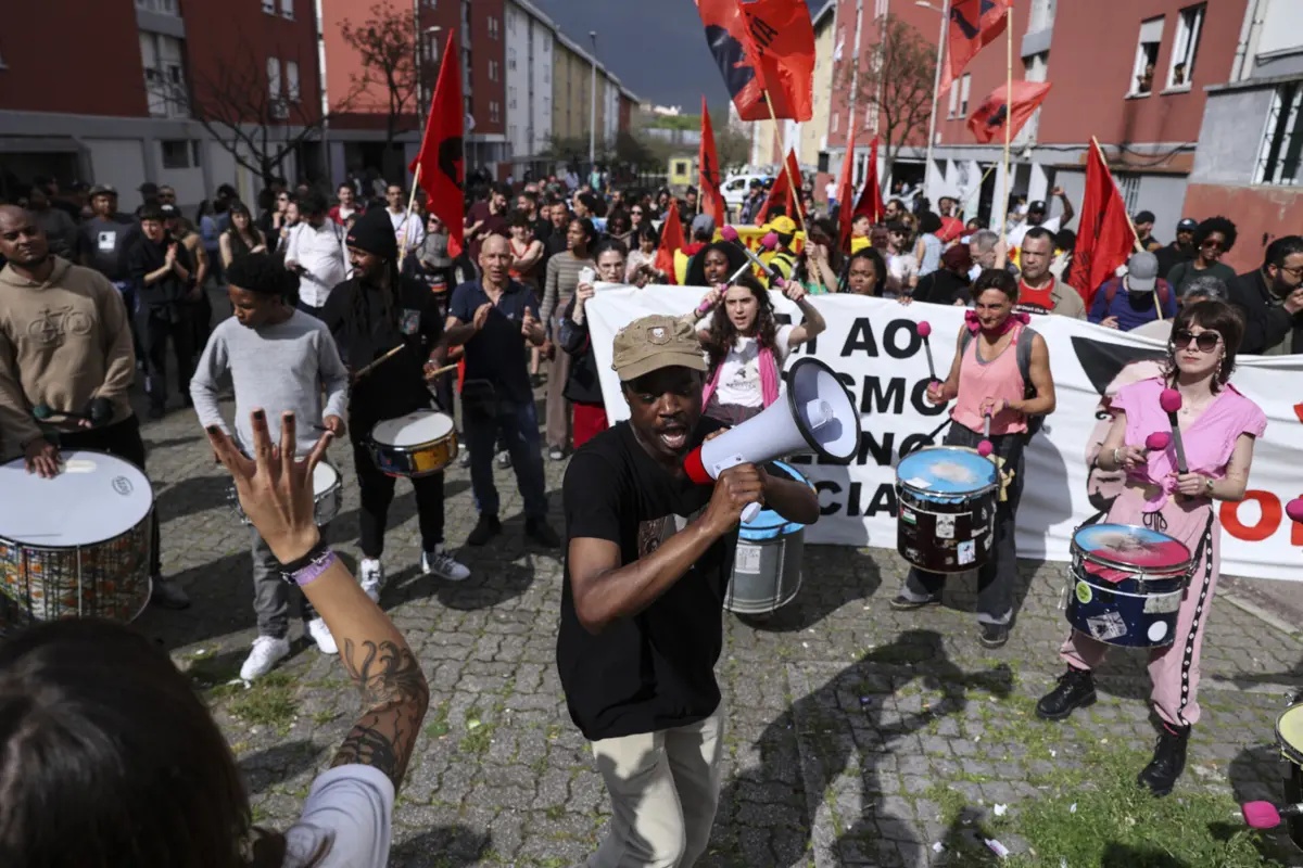 A manifestação realizou-se este sábado