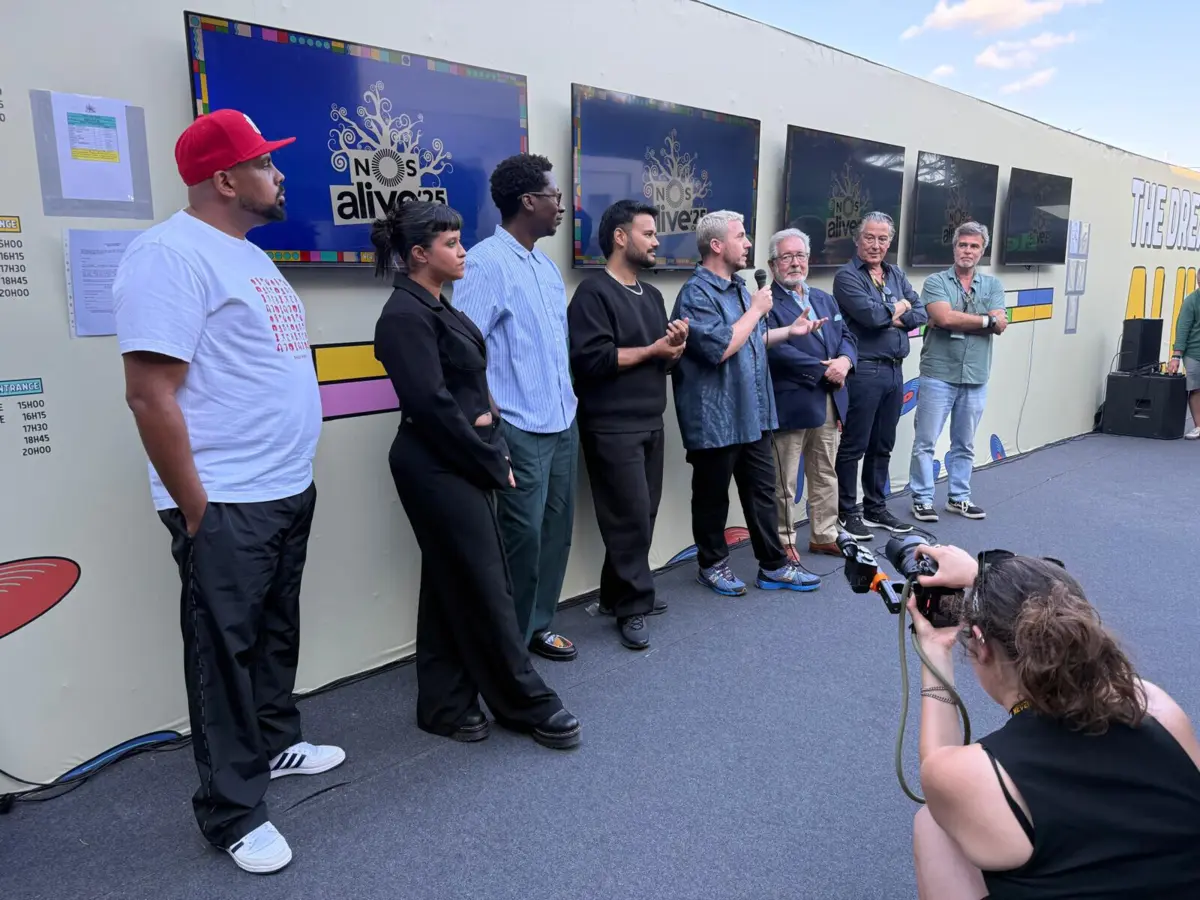 O momento do anúncio no Alive