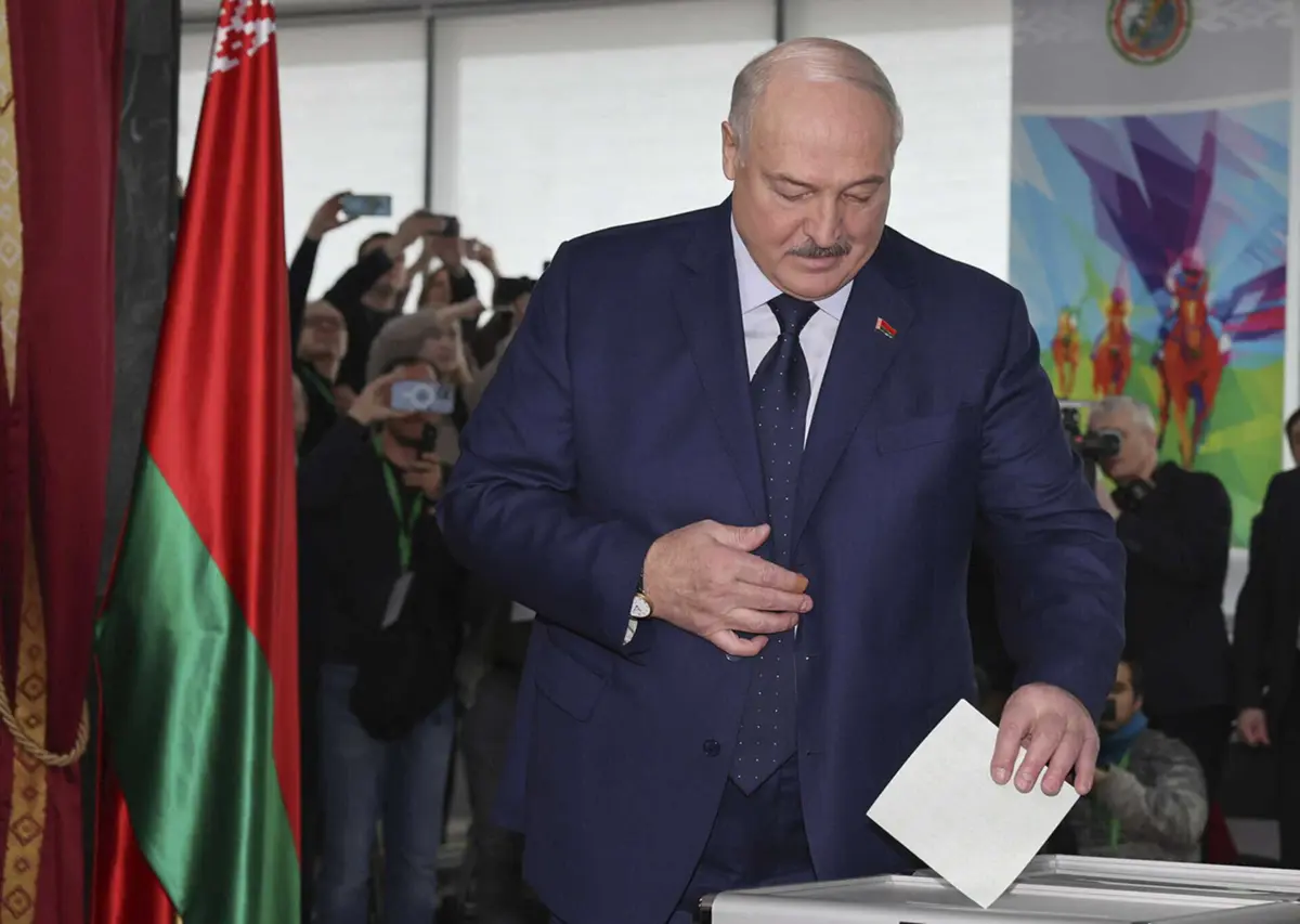 O Presidente bielorrusso, Alexander Lukashenko