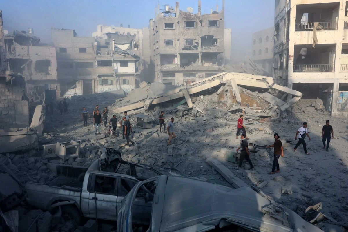 O número de mortos na Faixa de Gaza, maioritariamente mulheres e crianças, aumentou para 40.786 desde o início da guerra