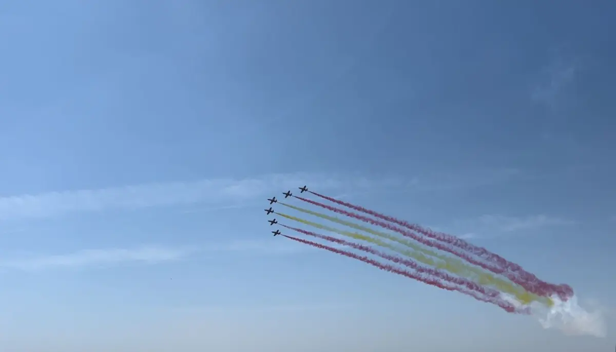 Imagem de contexto do artigo Colisão entre dois aviões no festival aéreo de Beja faz um morto. Ferido ligeiro já teve alta