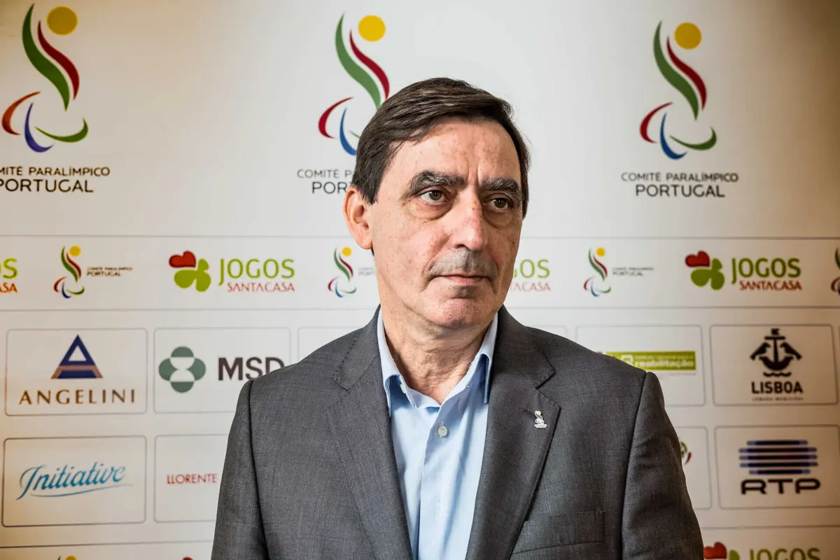 O presidente do Comité Paralímpico de Portugal, José Manuel Lourenço