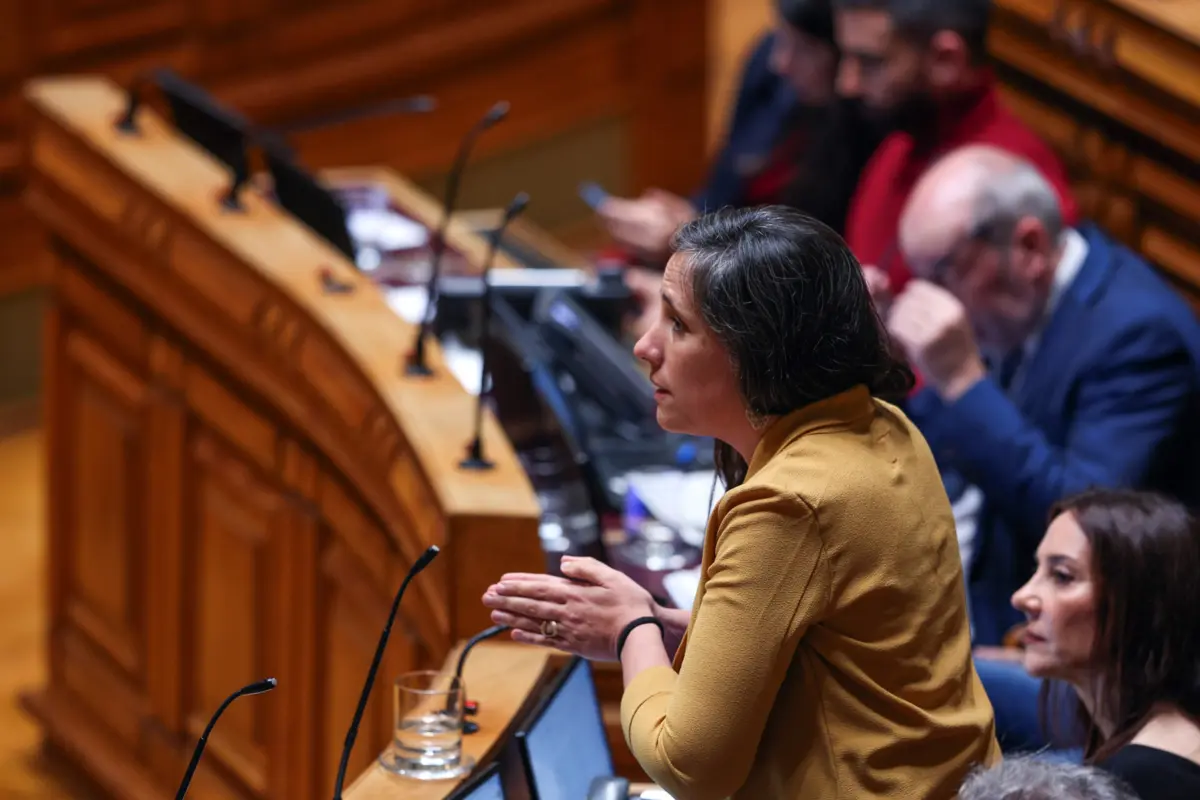 A líder parlamentar do Livre, Isabel Mendes Lopes