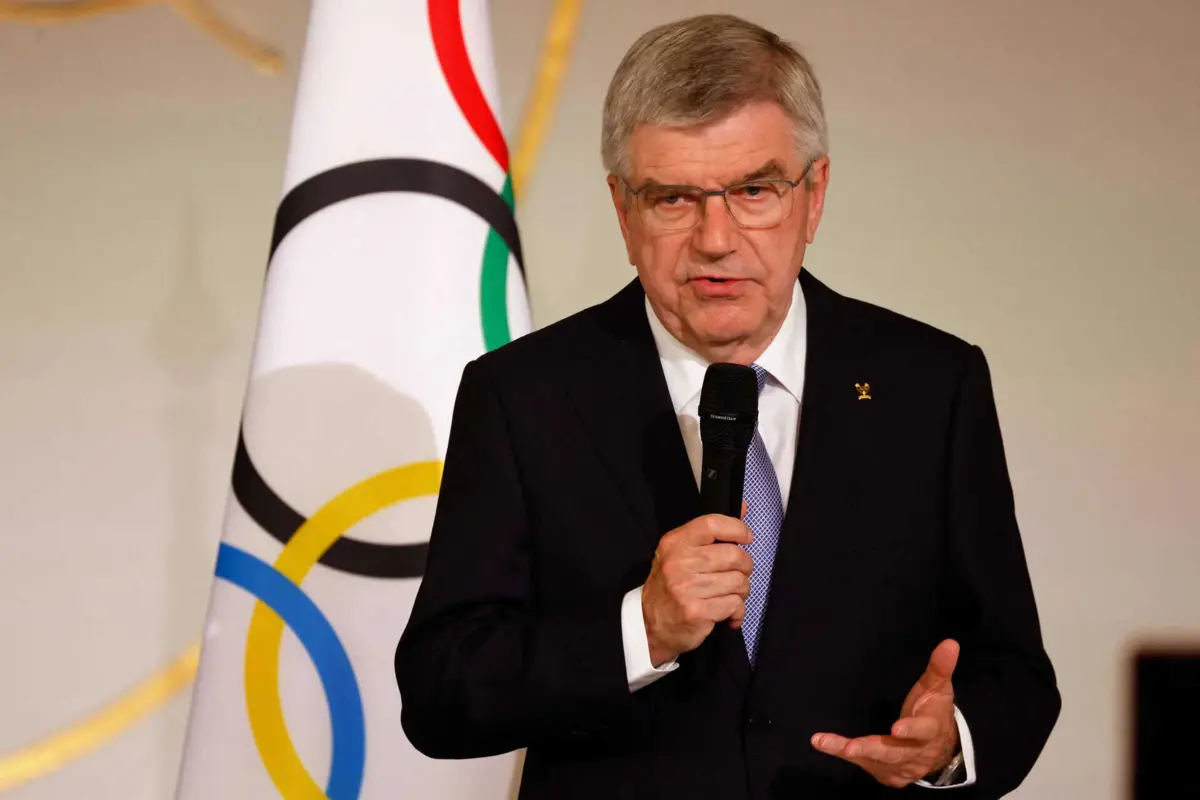 O presidente do Comité Olímpico Internacional, Thomas Bach