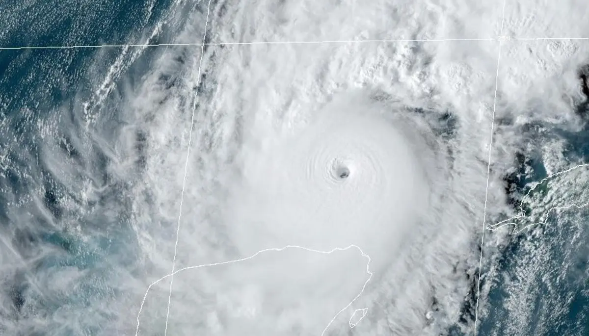 Imagem de contexto do artigo Furacão Milton regressa à categoria máxima ao aproximar-se da Florida