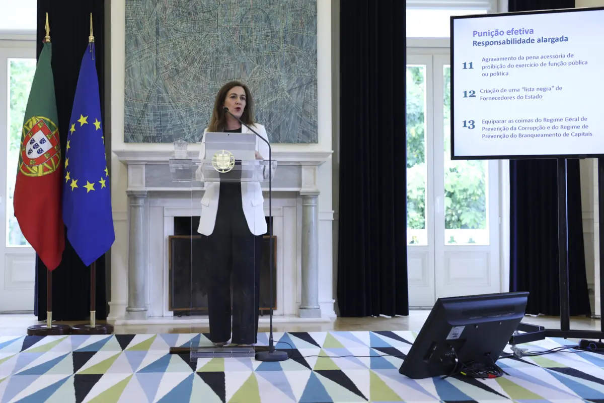 A ministra da Justiça, Rita Alarcão Júdice