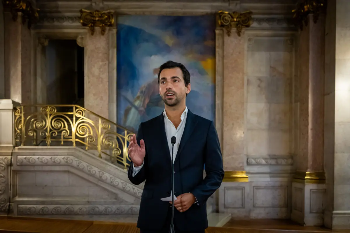 O deputado da Iniciativa Liberal Bernardo Blanco