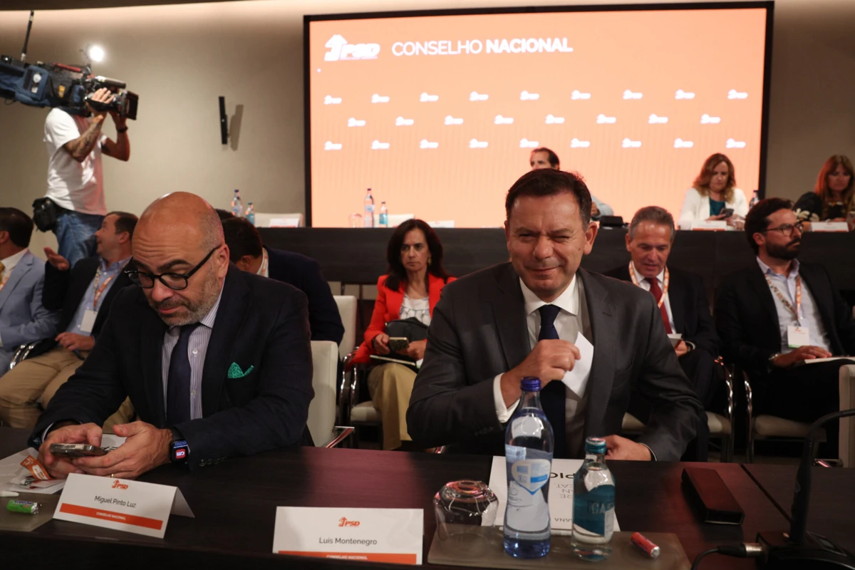 O presidente do PSD, Luís Montenegro