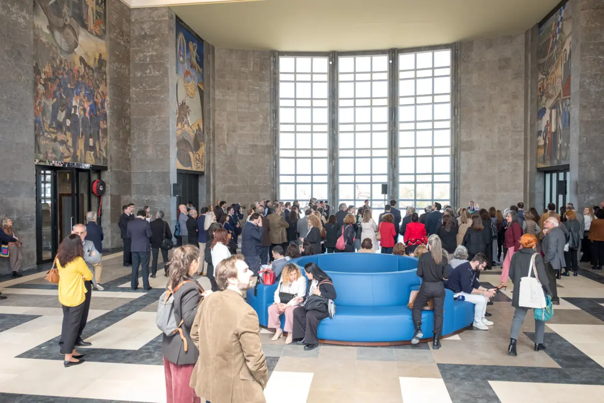 Imagem de contexto do artigo Novo Centro Interpretativo das Gares Marítimas abre ao público com murais restaurados de Almada Negreiros