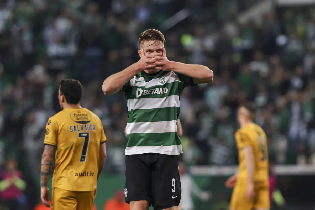 Gyokeres marcou o golo do empate para o Sporting