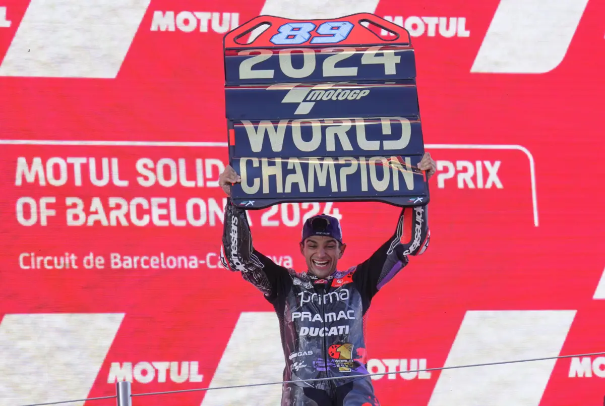 Imagem de contexto do artigo Jorge Martín sagra-se campeão mundial de MotoGP pela primeira vez