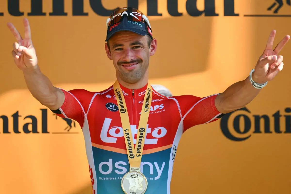 O ciclista belga Victor Campenaerts