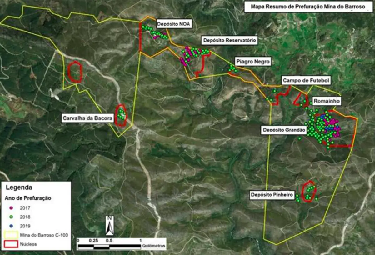 Imagem de contexto do artigo Testes confirmam mais lítio do que o previsto no Barroso
