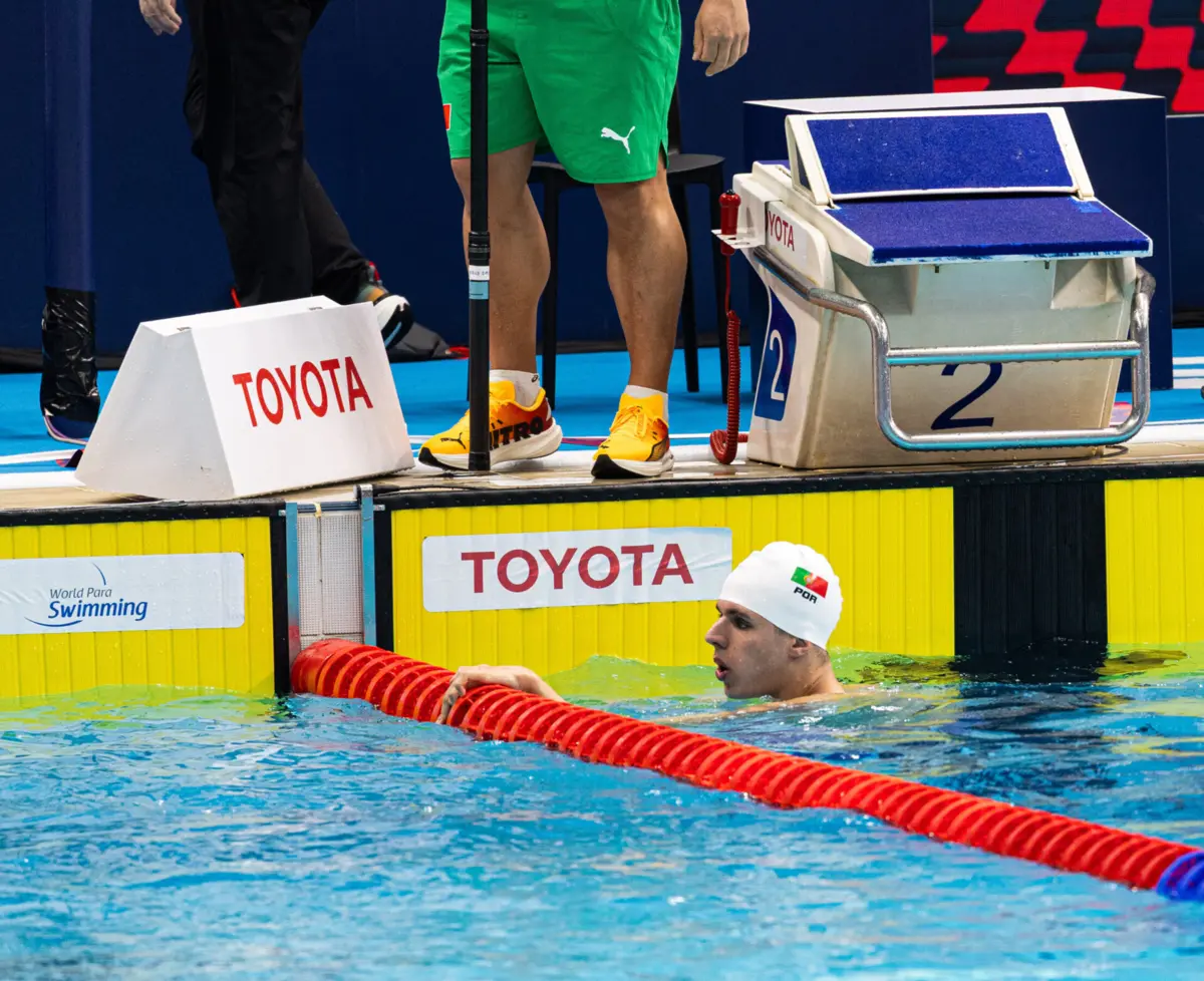 Imagem de contexto do artigo Seleção nacional estreia-se nos mundiais de natação paralímpica. Marco Meneses alcança 9.º lugar nos 50 livres