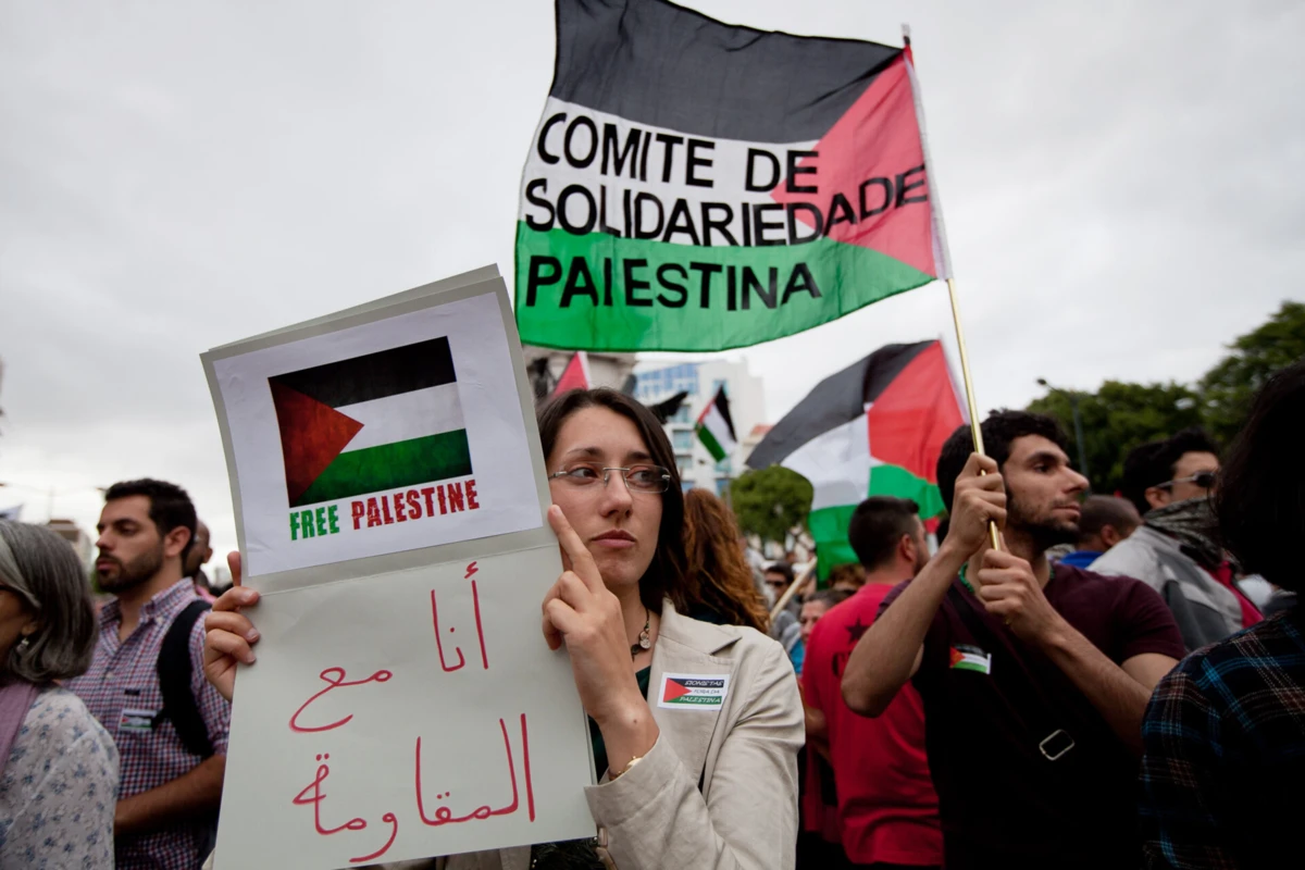 Imagem de contexto do artigo Pelo "direito à liberdade e autodeterminação dos povos", Lisboa e Porto recebem novas manifestações de apoio à Palestina